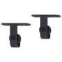 Kit mini puerta corredera de armario acero carbono 122 cm de vidaXL, Marcos de puertas - Ref: Foro24-148020, Precio: 30,54 €,...