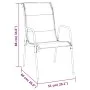 Garten-Essset 5-teilig aus Stahl und schwarzem Textilene von vidaXL, Gartensets - Ref: Foro24-3200698, Preis: 382,41 €, Rabat...