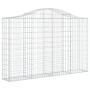 Gabionenkörbe 10 Stück Bogenform Eisen 200x30x120/140 cm von vidaXL, Töpfe und Pflanzgefäße - Ref: Foro24-3145459, Preis: 891...