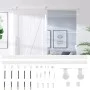 Türbeschlag-Set für weiße Schiebetüren aus Stahl, 183 cm. von vidaXL, Türartikel - Ref: Foro24-151705, Preis: 91,32 €, Rabatt: %