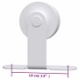 Türbeschlag-Set für weiße Schiebetüren aus Stahl, 183 cm. von vidaXL, Türartikel - Ref: Foro24-151705, Preis: 64,08 €, Rabatt: %