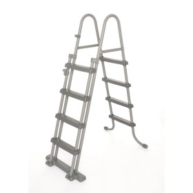 Bestway Escalera de seguridad para piscina 4 peldaños Flowclear 122 cm by vidaXL, Pool stairs and ramps - Ref: Foro24-3202436...