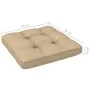 Honigbraun imprägnierter Paletten-Gartenhocker aus Kiefernholz von vidaXL, Modulare Sofas für den Außenbereich - Ref: Foro24-...