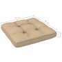 Honigbraun imprägnierter Paletten-Gartenhocker aus Kiefernholz von vidaXL, Modulare Sofas für den Außenbereich - Ref: Foro24-...