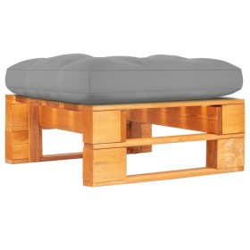 Honey brown impregnated pine wood pallet garden ottoman by vidaXL, Modular outdoor sofas - Ref: Foro24-3066447, Price: 66,22 ...