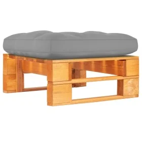 Honey brown impregnated pine wood pallet garden ottoman by vidaXL, Modular outdoor sofas - Ref: Foro24-3066447, Price: 60,91 ...