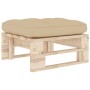 Garden ottoman made of impregnated pine wood pallets by vidaXL, Modular outdoor sofas - Ref: Foro24-3066460, Price: 65,82 €, ...