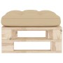 Garden ottoman made of impregnated pine wood pallets by vidaXL, Modular outdoor sofas - Ref: Foro24-3066460, Price: 65,82 €, ...
