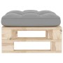 Gartenhocker aus imprägnierten Kiefernholzpaletten von vidaXL, Modulare Sofas für den Außenbereich - Ref: Foro24-3066459, Pre...