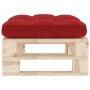 Otomana de jardín de palets madera de pino impregnada de vidaXL, Sofás modulares de exterior - Ref: Foro24-3066463, Precio: 6...
