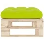 Garden ottoman made of impregnated pine wood pallets by vidaXL, Modular outdoor sofas - Ref: Foro24-3066467, Price: 58,88 €, ...