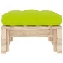 Gartenhocker aus imprägnierten Kiefernholzpaletten von vidaXL, Modulare Sofas für den Außenbereich - Ref: Foro24-3066467, Pre...