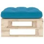 Gartenhocker aus imprägnierten Kiefernholzpaletten von vidaXL, Modulare Sofas für den Außenbereich - Ref: Foro24-3066461, Pre...