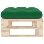 Otomana de jardín de palets madera de pino impregnada de vidaXL, Sofás modulares de exterior - Ref: Foro24-3066462, Precio: 5...