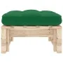 Otomana de jardín de palets madera de pino impregnada de vidaXL, Sofás modulares de exterior - Ref: Foro24-3066462, Precio: 5...