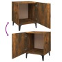 Nightstands 2 pcs smoked oak plywood by vidaXL, Nightstands - Ref: Foro24-817316, Price: 50,05 €, Discount: %