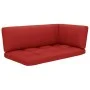 Corner garden sofa made of black impregnated pine wood pallets by vidaXL, Modular outdoor sofas - Ref: Foro24-3066583, Price:...