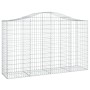 Gabionenkörbe 20 Stück Bogenform Eisen 200x50x120/140 cm von vidaXL, Töpfe und Pflanzgefäße - Ref: Foro24-3145676, Preis: 2,0...