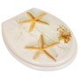 MDF toilet seat with starfish cover by vidaXL, Toilet and bidet seats - Ref: Foro24-140805, Price: 44,89 €, Discount: %