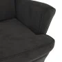 Ohrensessel und Hocker aus dunkelgrauem Samt von vidaXL, Sessel - Ref: Foro24-3115932, Preis: 265,64 €, Rabatt: %