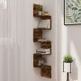Smoked Oak Engineered Wood Wall Corner Shelf by vidaXL, Shelves and shelves - Ref: Foro24-326839, Price: 32,19 €, Discount: %