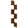 Smoked Oak Engineered Wood Wall Corner Shelf by vidaXL, Shelves and shelves - Ref: Foro24-326839, Price: 32,89 €, Discount: %