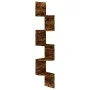 Smoked Oak Engineered Wood Wall Corner Shelf by vidaXL, Shelves and shelves - Ref: Foro24-326839, Price: 32,19 €, Discount: %