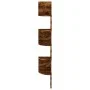 Smoked Oak Engineered Wood Wall Corner Shelf by vidaXL, Shelves and shelves - Ref: Foro24-326839, Price: 32,19 €, Discount: %