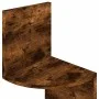Smoked Oak Engineered Wood Wall Corner Shelf by vidaXL, Shelves and shelves - Ref: Foro24-326839, Price: 32,19 €, Discount: %