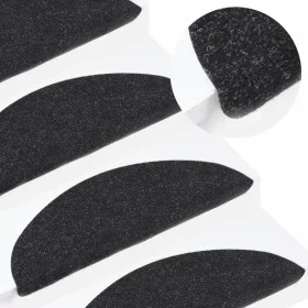 Self-adhesive stair tread mat 10 units anthracite 56x17x3cm by vidaXL, Stair mats - Ref: Foro24-355252, Price: 24,33 €, Disco...