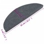 Selbstklebende Stufenmatte 10 Stück grau 56x17x3 cm von vidaXL, Treppenmatten - Ref: Foro24-355256, Preis: 26,89 €, Rabatt: %