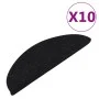 Self-adhesive stair mat 10 pcs black 56x17x3 cm by vidaXL, Stair mats - Ref: Foro24-355254, Price: 23,45 €, Discount: %