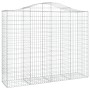 Gabionenkörbe 7 Stück Bogenform Eisen 200x50x160/180 cm von vidaXL, Töpfe und Pflanzgefäße - Ref: Foro24-3145708, Preis: 887,...