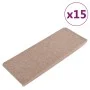 Alfombrillas autoadhesivas de escalera 15 uds 65x24,5x3,5 cm by vidaXL, Stair mats - Ref: Foro24-343476, Price: 46,31 €, Disc...