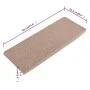 Alfombrillas autoadhesivas de escalera 15 uds 65x24,5x3,5 cm by vidaXL, Stair mats - Ref: Foro24-343476, Price: 46,31 €, Disc...