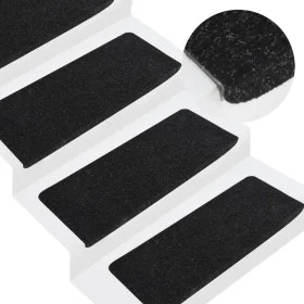 15 Stück selbstklebende Stufenmatte 65 x 24,5 x 3,5 cm von vidaXL, Treppenmatten - Ref: Foro24-343477, Preis: 39,94 €, Rabatt: %