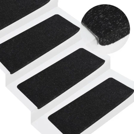 15 Stück selbstklebende Stufenmatte 65 x 24,5 x 3,5 cm von vidaXL, Treppenmatten - Ref: Foro24-343477, Preis: 39,94 €, Rabatt: %