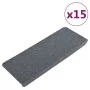 Self-adhesive stair tread mat 15 units gray 65x24.5x3.5 cm by vidaXL, Stair mats - Ref: Foro24-343479, Price: 36,36 €, Discou...