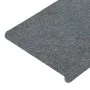 Self-adhesive stair tread mat 15 units gray 65x24.5x3.5 cm by vidaXL, Stair mats - Ref: Foro24-343479, Price: 36,36 €, Discou...