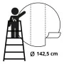 WallArt Círculo de papel pintado The Night Watch 142,5 cm de WallArt, Papel pintado - Ref: Foro24-440354, Precio: 24,60 €, De...