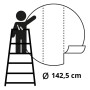 WallArt Círculo de papel pintado The Night Watch 142,5 cm von WallArt, Bemaltes Papier - Ref: Foro24-440354, Preis: 21,55 €, ...