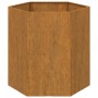 Rostiger Cortenstahl-Pflanzkübel 40x40x45 cm von vidaXL, Töpfe und Pflanzgefäße - Ref: Foro24-823674, Preis: 43,62 €, Rabatt: %