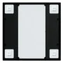 Espejo de pared metal negro 40x40 cm de vidaXL, Espejos - Ref: Foro24-342204, Precio: 41,52 €, Descuento: %