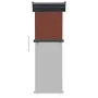 Braune Balkon-Seitenmarkise 65x250 cm von vidaXL, Sonnenschirme - Ref: Foro24-48405, Preis: 43,31 €, Rabatt: %