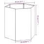 Rostiger Cortenstahl-Pflanzkübel 40x40x45 cm von vidaXL, Töpfe und Pflanzgefäße - Ref: Foro24-823674, Preis: 43,62 €, Rabatt: %