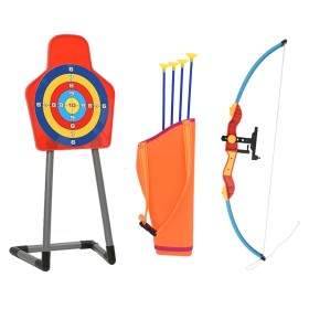 Juego de tiro con arco de arco y flecha para niños con diana