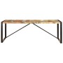 Mesa de comedor de madera maciza reciclada 220x100x75 cm