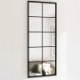 Schwarzer Metallwandspiegel 100x40 cm von vidaXL, Spiegel - Ref: Foro24-342208, Preis: 63,66 €, Rabatt: %