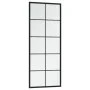Schwarzer Metallwandspiegel 100x40 cm von vidaXL, Spiegel - Ref: Foro24-342208, Preis: 63,66 €, Rabatt: %
