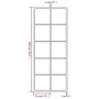 Schwarzer Metallwandspiegel 100x40 cm von vidaXL, Spiegel - Ref: Foro24-342208, Preis: 63,66 €, Rabatt: %